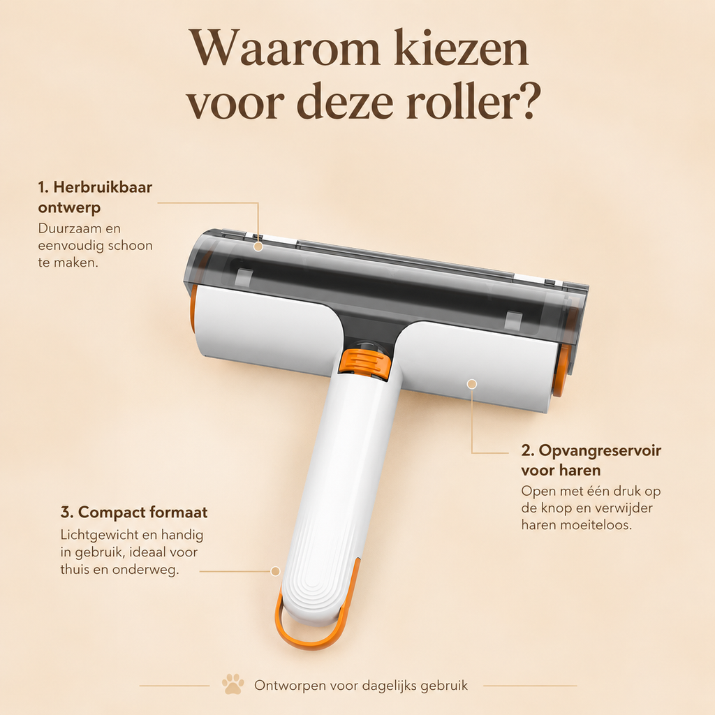 Haarroller - kenmerken
