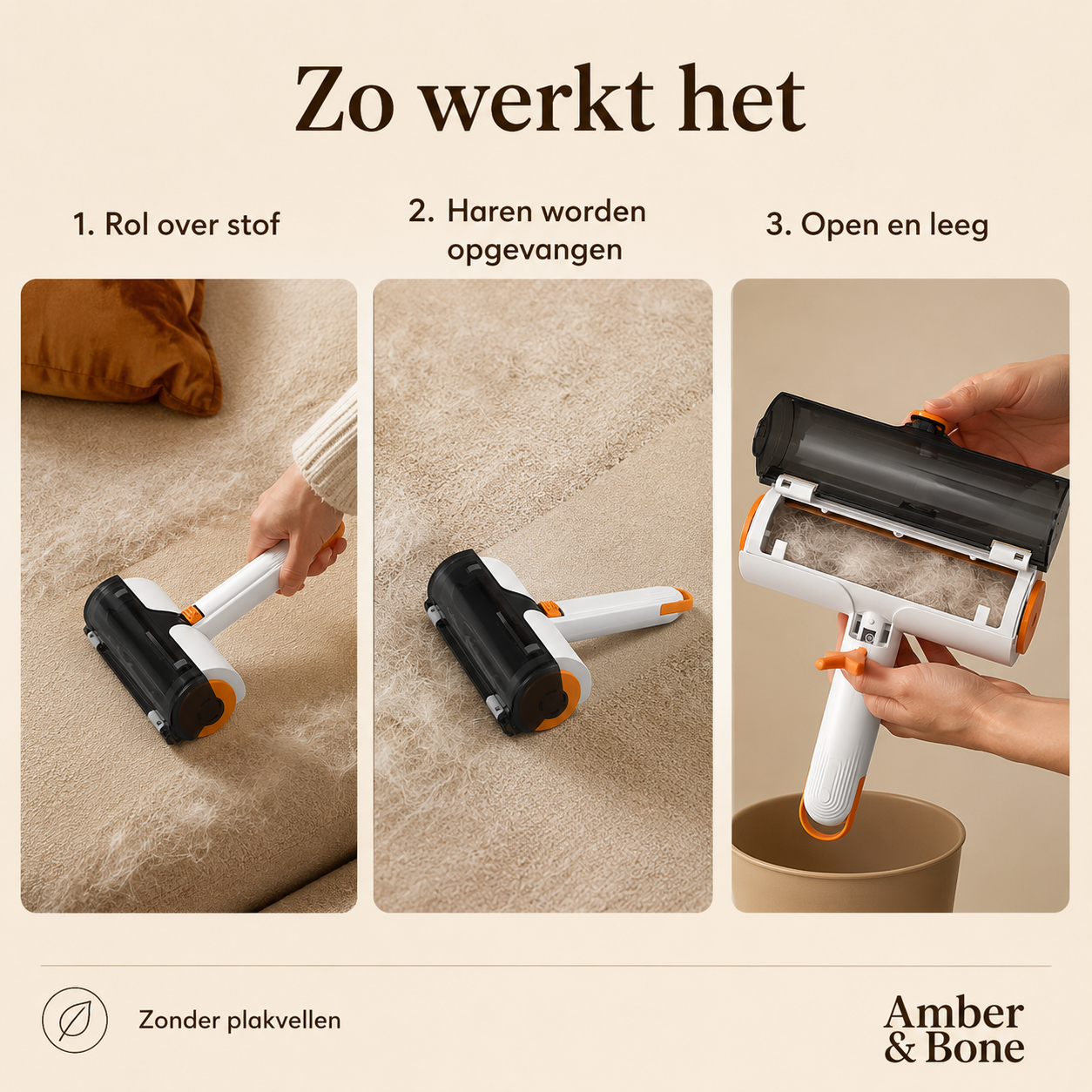 Haarroller - detail