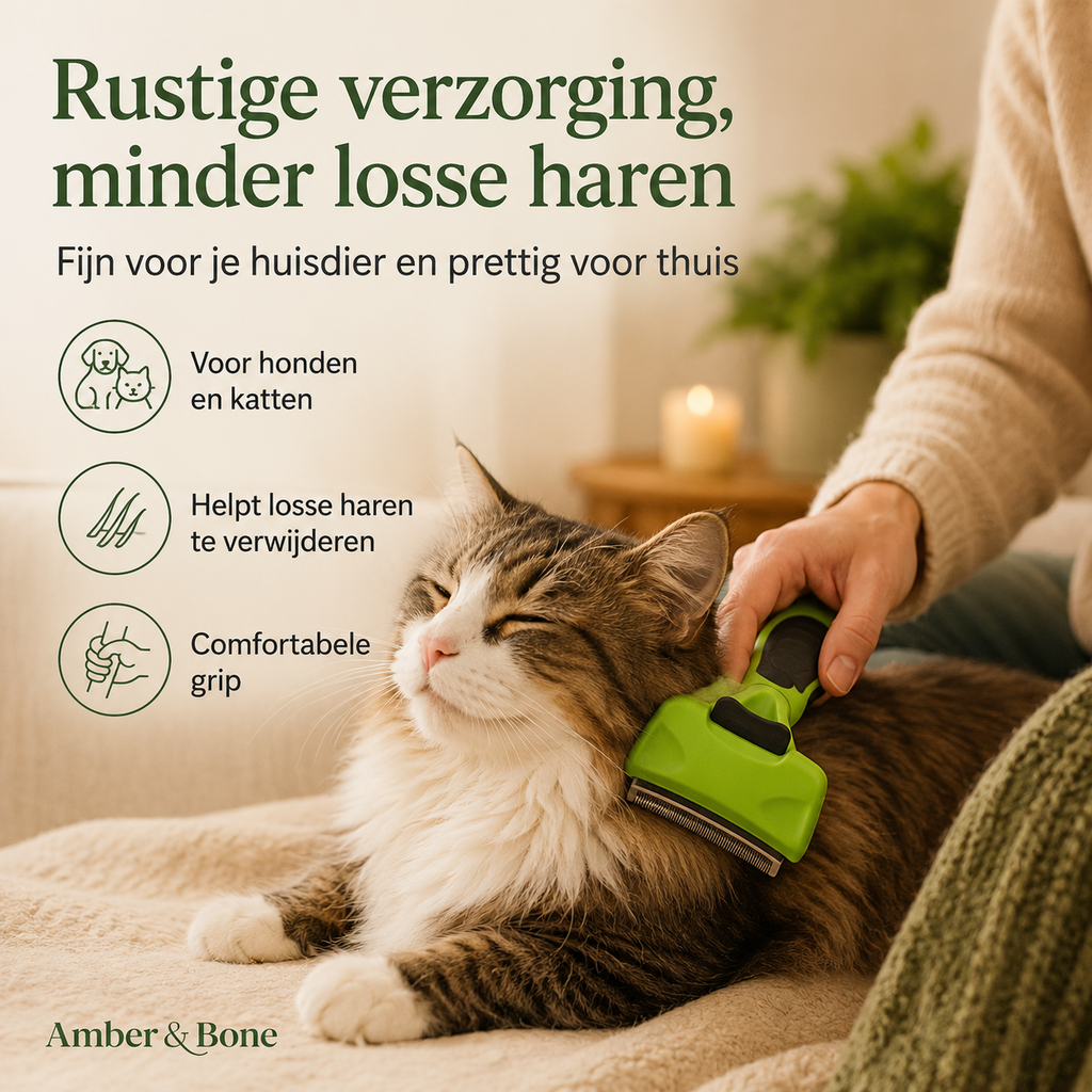 Deshedding borstel - detail