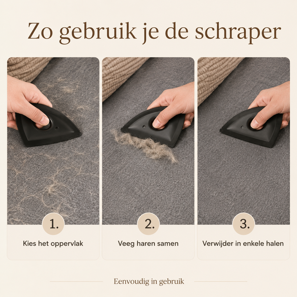 Dierenhaar Schraper - detail
